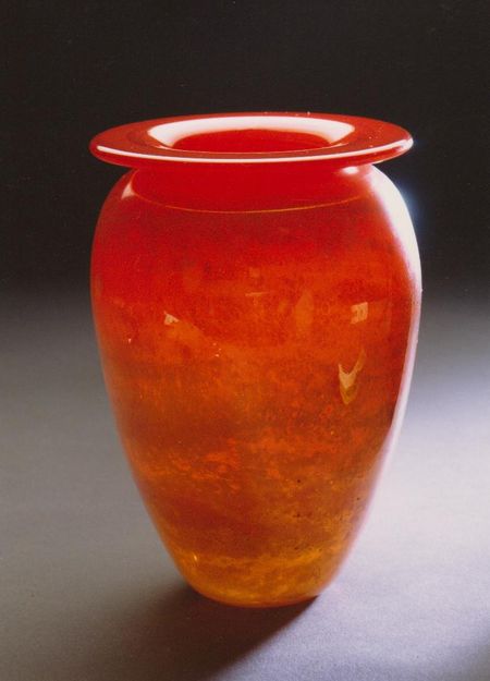 Vase Urne rouge